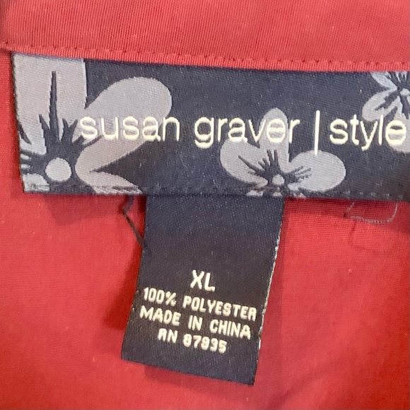 Susan Graver fashion 2pc shirt and pants set size XL - Picture 3 of 10